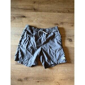 The North Face Mens Gray Outdoor Hiking Shorts w/ Drawstring Sz Medium Flashdry